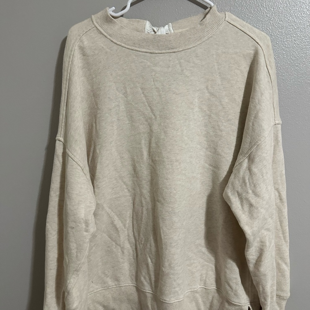 Aerie Soft Cream Knit Top